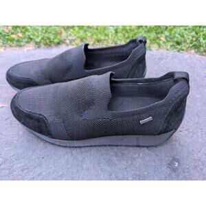 Ara Lilith Women's GORE-TEX Slip-On Sneaker Sz 9 Black 01 Fusion 4 Hydro Woven